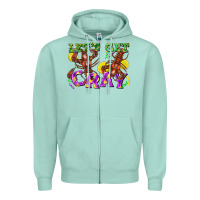 Seafoam Let's get cray Zipper Hoodie - FaDigitalArtStudio
