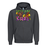 Smoke Let's get cray Zipper Hoodie - FaDigitalArtStudio