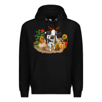 Black Fall baby cow Premium Hoodie - RanaPortraitStore