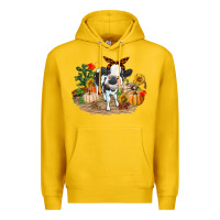 Lemon Fall baby cow Premium Hoodie - RanaPortraitStore