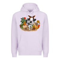 Lilac Fall baby cow Premium Hoodie - RanaPortraitStore