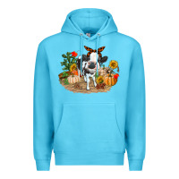 Ocean Blue Fall baby cow Premium Hoodie - RanaPortraitStore