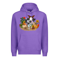 Purple Fall baby cow Premium Hoodie - RanaPortraitStore