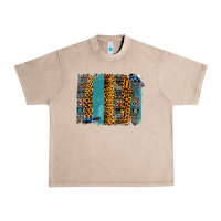 French Oak Aztec Leopard Glitter Brushstrokes Urban Heavy Tee - Bettercallsaul