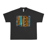 Pigment Black Aztec Leopard Glitter Brushstrokes Urban Heavy Tee - Bettercallsaul