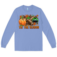 Colony Blue Tis' the season Football green helmet Long Sleeve Tee - NancyCooperArtShop