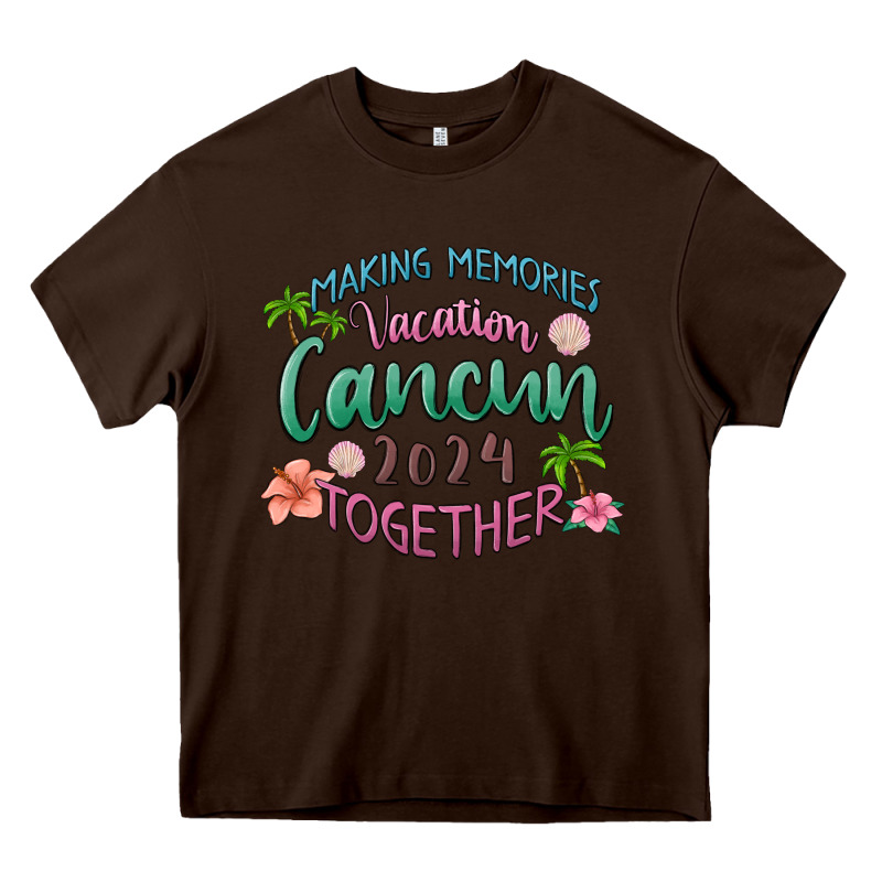Making Memories Vacation Cancun 2024 Together Heavy Core Tee by MaliasSmallBusiness | Teevron
