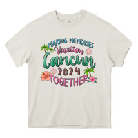 Cream making memories vacation cancun 2024 together Heavy Core Tee - MaliasSmallBusiness