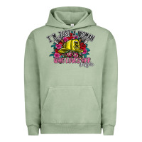Pigment Oil Green im just a woman who loves her firefighter Urban Hoodie - SublimationCraftShop