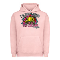 Pigment Salmon im just a woman who loves her firefighter Urban Hoodie - SublimationCraftShop