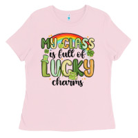 Bubblegum Pink my class is full of lucky charms Ladies Tee - MaliasSmallBusiness