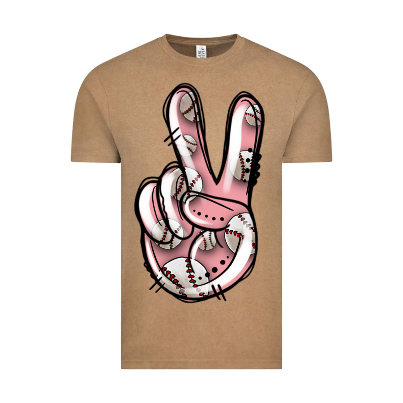 Baseball Peace Sign Vintage Tee by Jasminsmagicworld | Teevron