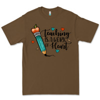 Cacao teaching i̇s a work of heart Premium Tee - JahusDesignShop