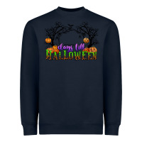 Navy days till halloween Heavyweight Sweatshirt - CowGirlArtShop