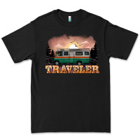 Black traveler Premium Tee - NancyCooperArtShop
