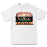 White traveler Premium Tee - NancyCooperArtShop