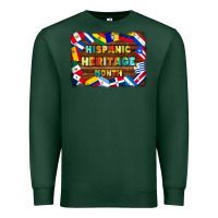 Sports Green hispanic heritage flags Premium Sweatshirt - BundleAndBundleShop