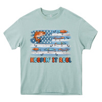 Arona fishing lure flag keepin' it reel Heavy Core Tee - MaliasSmallBusiness