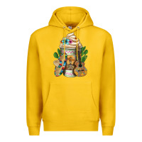 Lemon Mexican Hot Coffee Cup Premium Hoodie - FaDigitalArtStudio