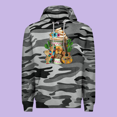 Mexican Hot Coffee Cup Premium Hoodie Designed By Fadigitalartstudio