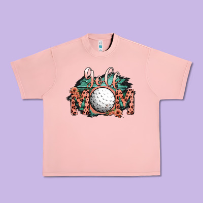 Golf Mom Urban Heavy Tee Designed By Bettercallsaul