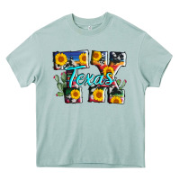 Arona texas tx serape sunflower cowhide Heavy Core Tee - AdoDesignShop