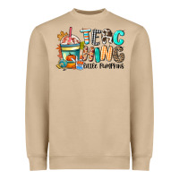 Mushroom teaching little pumpkins Heavyweight Sweatshirt - CowGirlArtShop