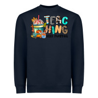 Navy teaching little pumpkins Heavyweight Sweatshirt - CowGirlArtShop