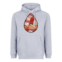 African Fabric Pattern Teardrop Earrings 3 Heavyweight Hoodie | Teevron