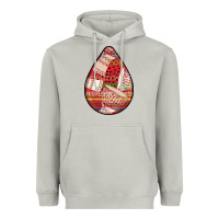 Moon Dust african fabric pattern teardrop earrings 3 Heavyweight Hoodie - BundleAndBundleShop
