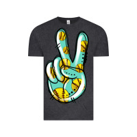 Vintage Black softball peace sign Vintage Tee - Jasminsmagicworld