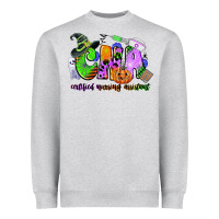 Heather Grey cna certified nursing assistant halloween Heavyweight Sweatshirt - CowGirlArtShop