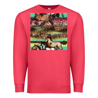 Cardinal horses seamless pattern Premium Sweatshirt - BundleAndBundleShop