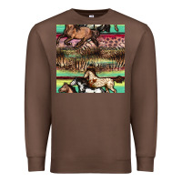Chestnut horses seamless pattern Premium Sweatshirt - BundleAndBundleShop
