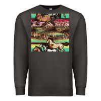 Smoke horses seamless pattern Premium Sweatshirt - BundleAndBundleShop