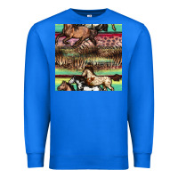 True Royal horses seamless pattern Premium Sweatshirt - BundleAndBundleShop