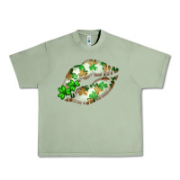 Oil Green St. Patricks Day White Lips Urban Heavy Tee - Bettercallsaul