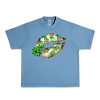 Pebble Blue St. Patricks Day White Lips Urban Heavy Tee - Bettercallsaul