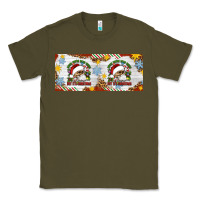 Army Green When You're Dead Inside But It's Christmas Hippie Skeleton Santa Classic Tee - Artiststas