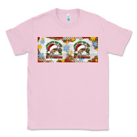 Bubblegum Pink When You're Dead Inside But It's Christmas Hippie Skeleton Santa Classic Tee - Artiststas