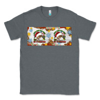 Charcoal Heather When You're Dead Inside But It's Christmas Hippie Skeleton Santa Classic Tee - Artiststas