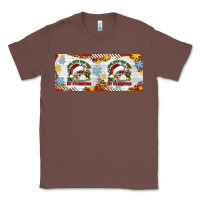 Chestnut When You're Dead Inside But It's Christmas Hippie Skeleton Santa Classic Tee - Artiststas