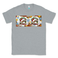 Heather Grey When You're Dead Inside But It's Christmas Hippie Skeleton Santa Classic Tee - Artiststas
