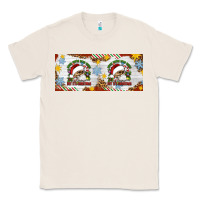 Natural When You're Dead Inside But It's Christmas Hippie Skeleton Santa Classic Tee - Artiststas