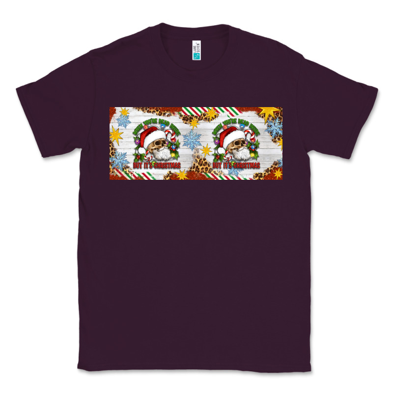 When You're Dead Inside But It's Christmas Hippie Skeleton Santa Classic Tee by Artiststas | Teevron