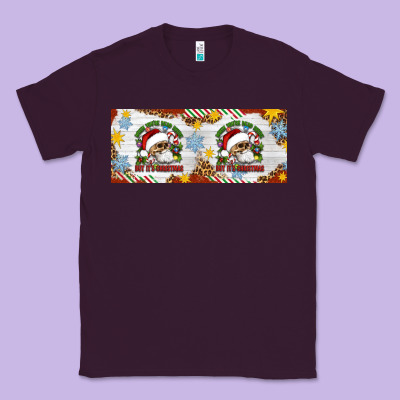 When You're Dead Inside But It's Christmas Hippie Skeleton Santa Classic Tee Designed By Artiststas