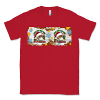 Red When You're Dead Inside But It's Christmas Hippie Skeleton Santa Classic Tee - Artiststas