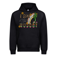Black i am not a hugger Urban Hoodie - CowhideDigitalArt
