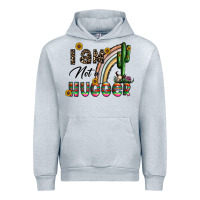 Heather Grey i am not a hugger Urban Hoodie - CowhideDigitalArt
