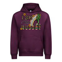 Mauve Wine i am not a hugger Urban Hoodie - CowhideDigitalArt